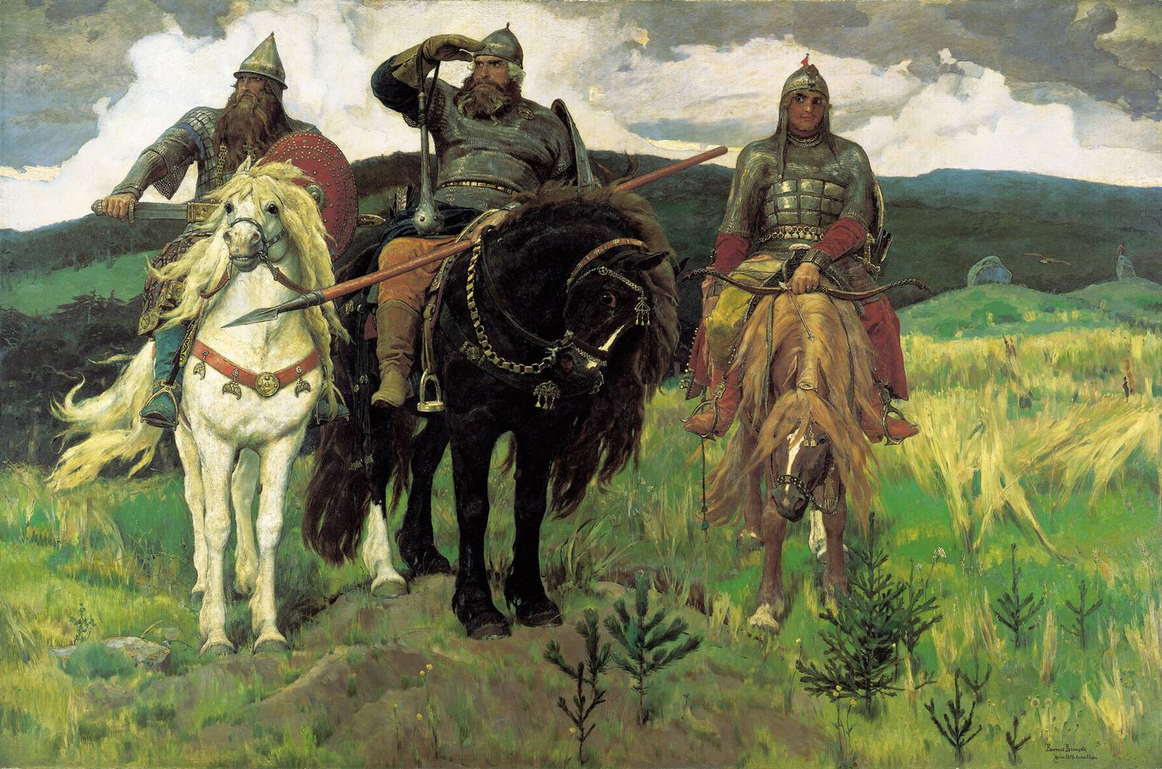 Васнецов Виктор. Богатыри. 1898