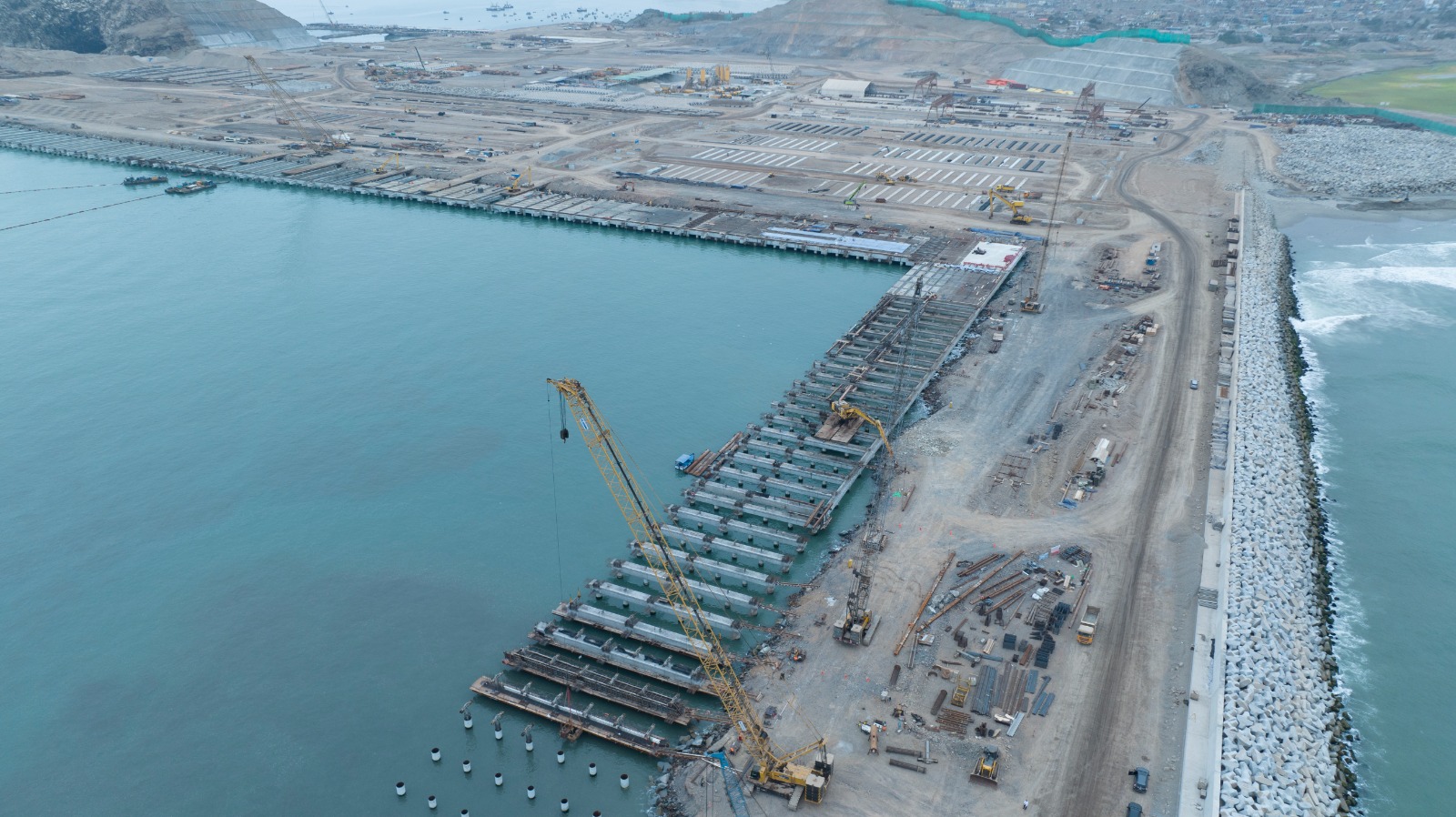 Строительство порта Чанкай в Перу
