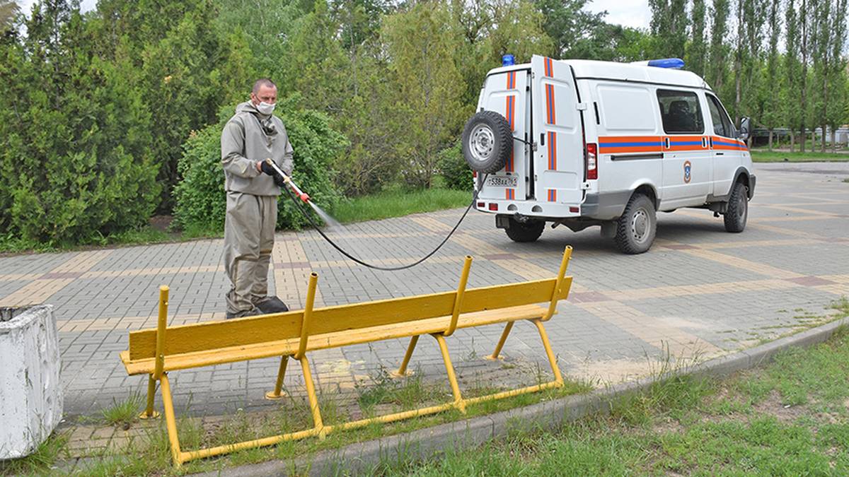 Дезинфекция общественных мест в Ростовской области