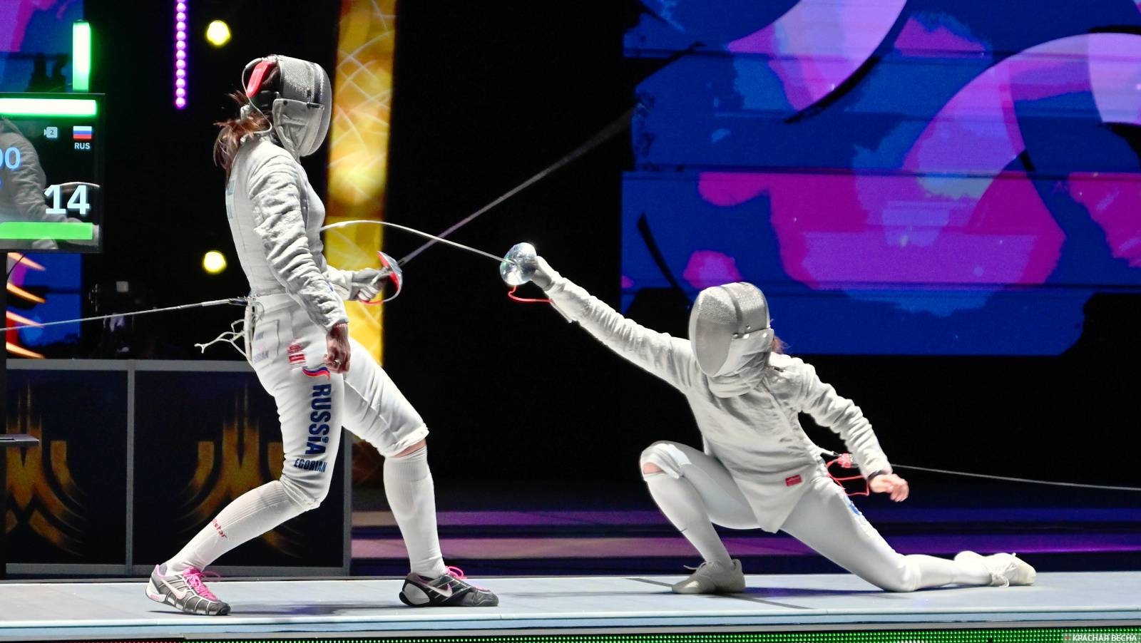 Фехтование. Сабля, Женщины (архивная фотография)