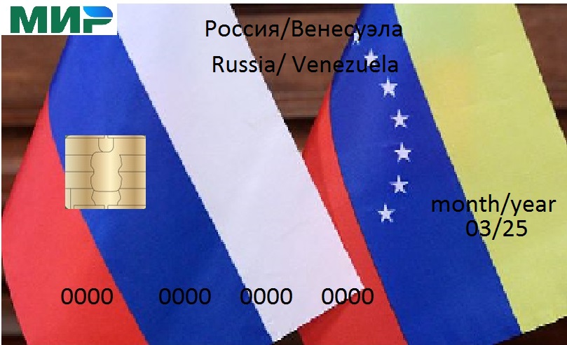 Карта мир Россия Венесуэла