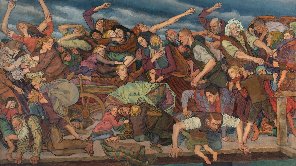 Ян Рембовский. Беженцы. Около 1915