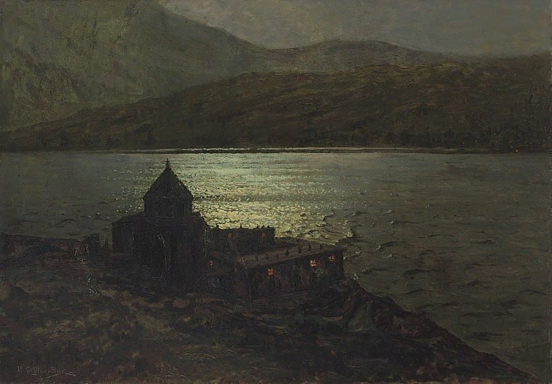Иван Шульце. Монастырь Севананк на озере Севан