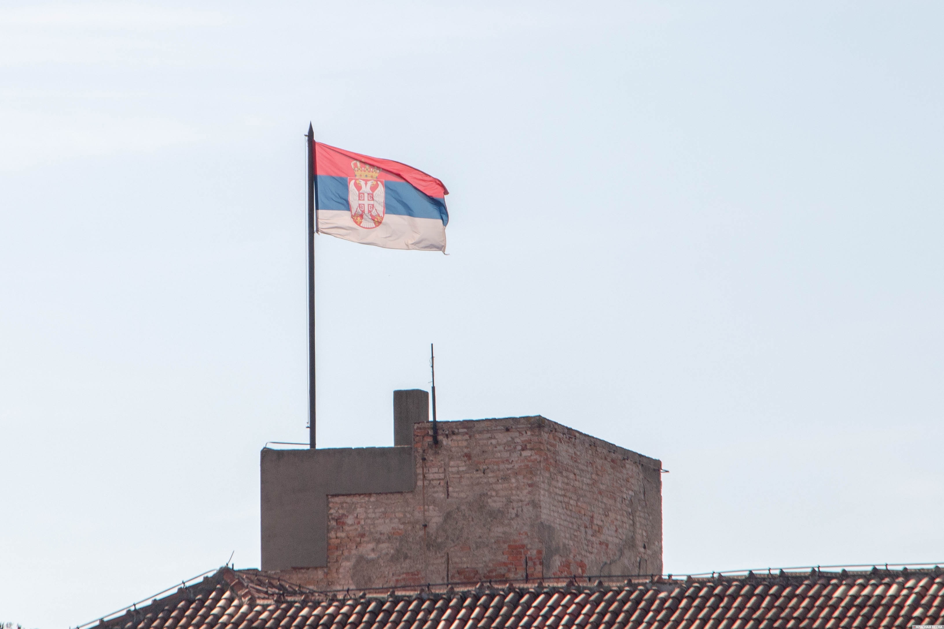 Флаг Сербии. Сербия. 