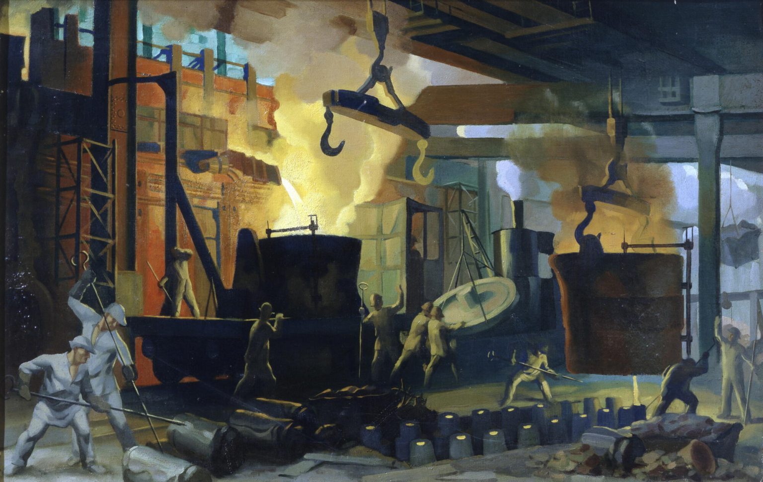 Николай Дормидонтов. Сталелитейный завод. 1932