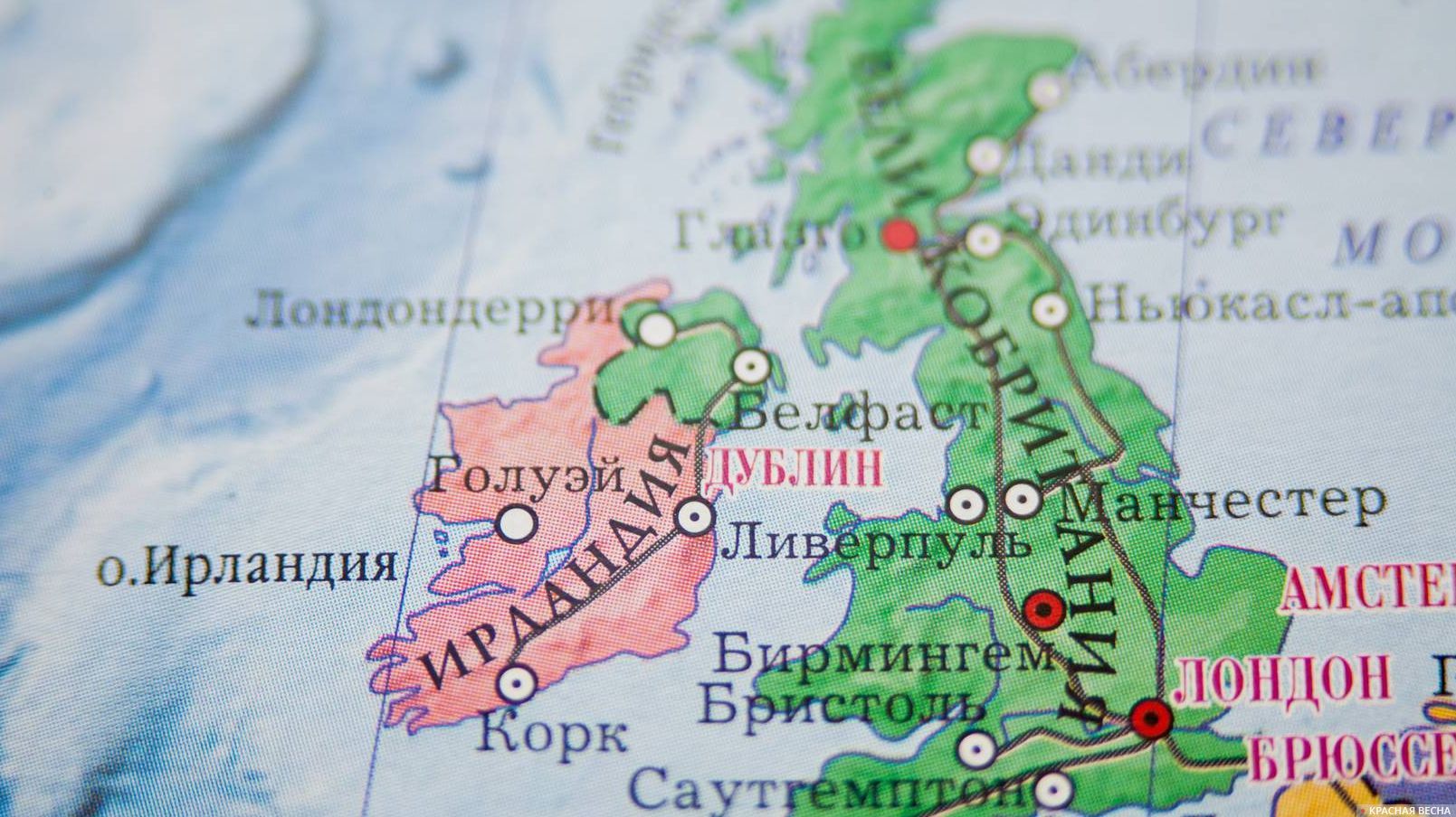 Ирландия Великобритания Карта мир