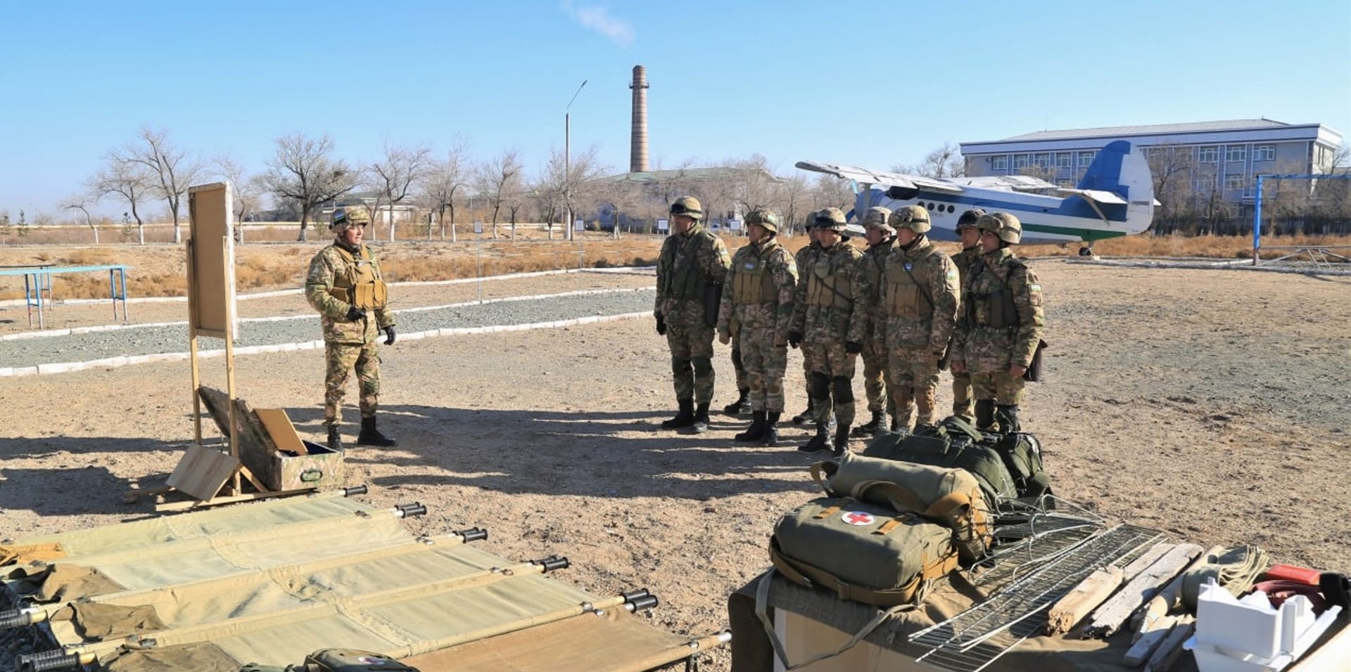 Учения в воинских частях Нукусского гарнизона