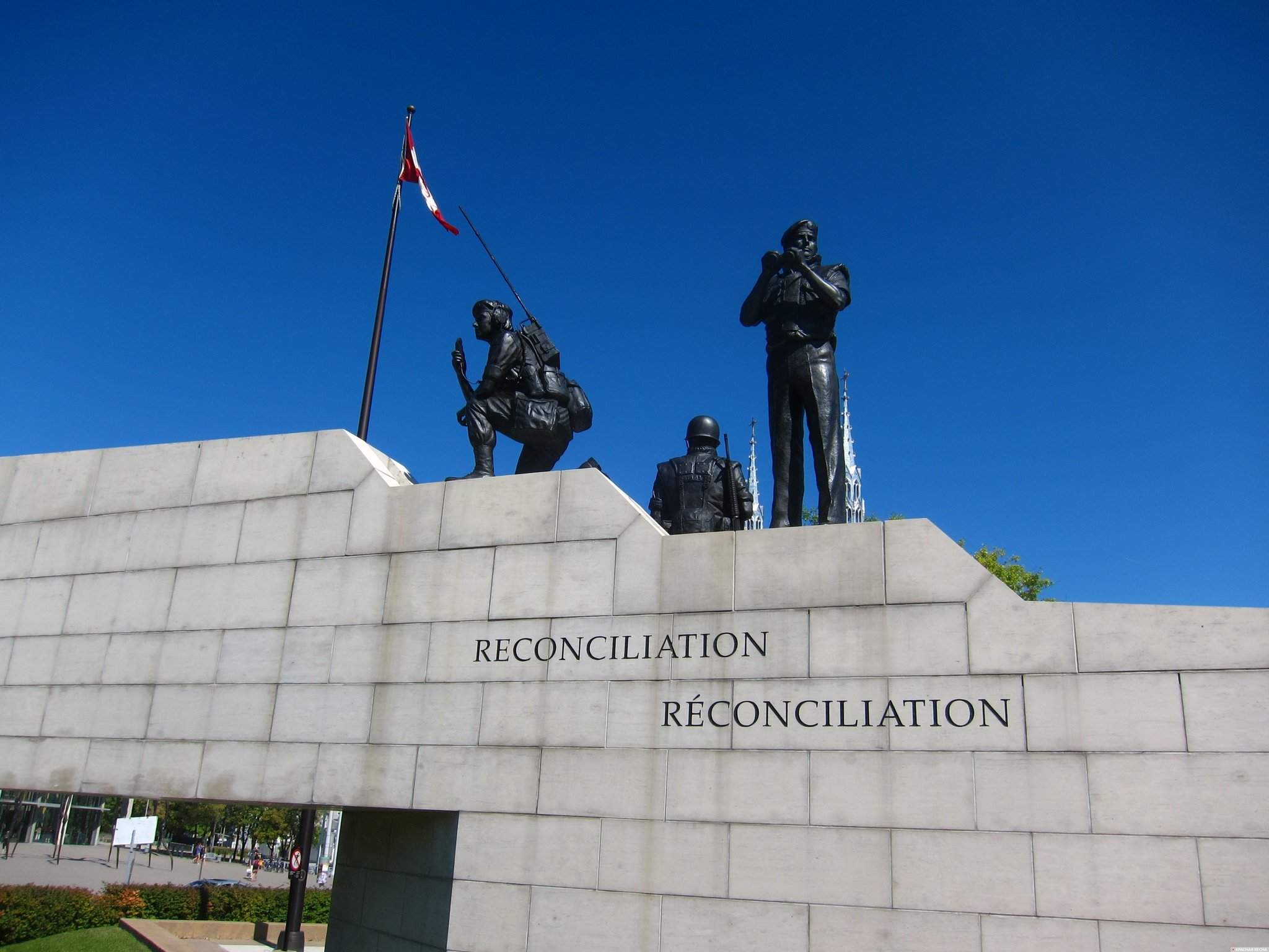 Канадские миротворцы. Reconciliation. Оттава. Канада.