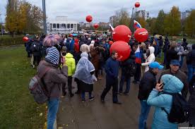 Пермь. Пикет сторонников Навального