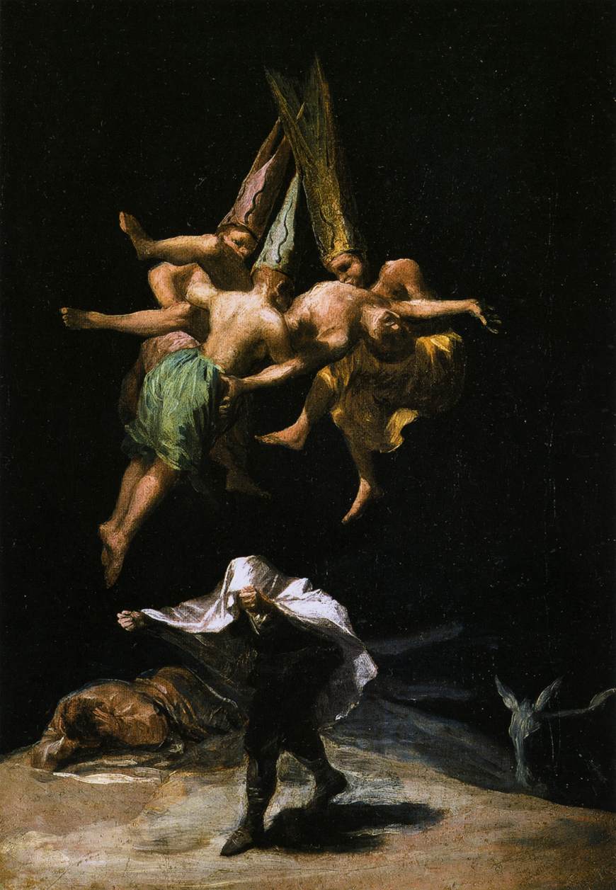 Франсиско де Гойя. Полет ведьм. 1798