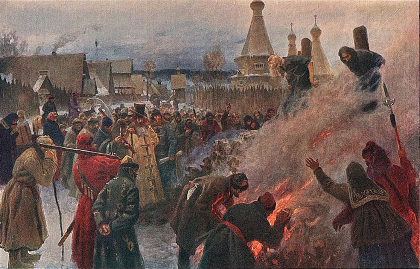 Пётр Мясоедов, Сожжение протопопа Аввакума, 1897 год
