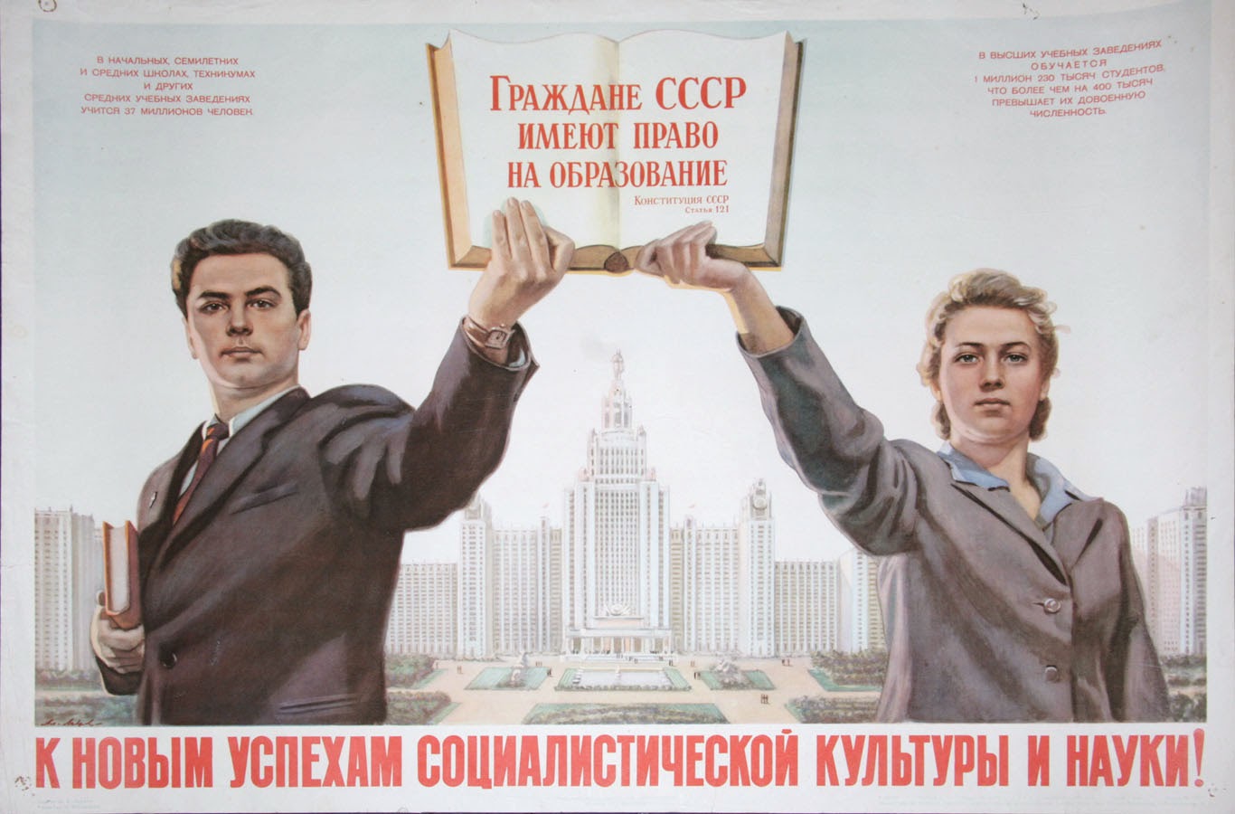 Плакат. СССР. 1951 г