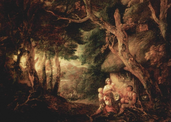 Томас Гейнсборо. Домик в лесу. 1788