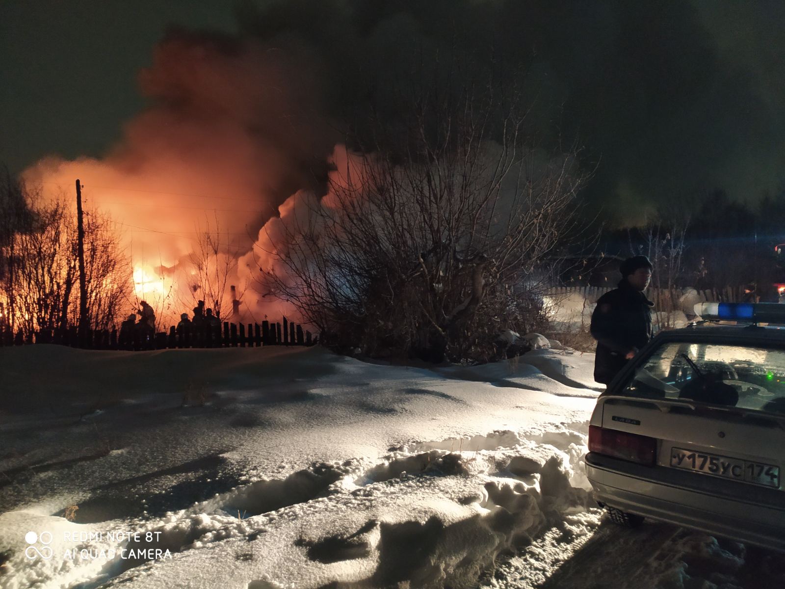 Пожар под Челябинском