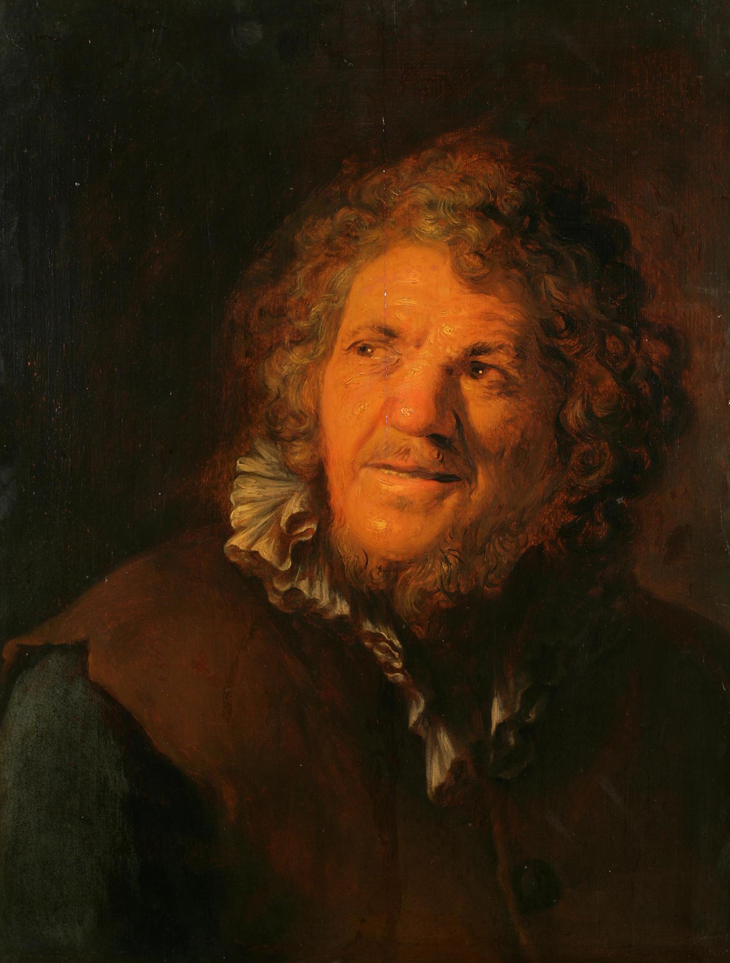 Ян Ливенс Улыбающийся старик. 1650