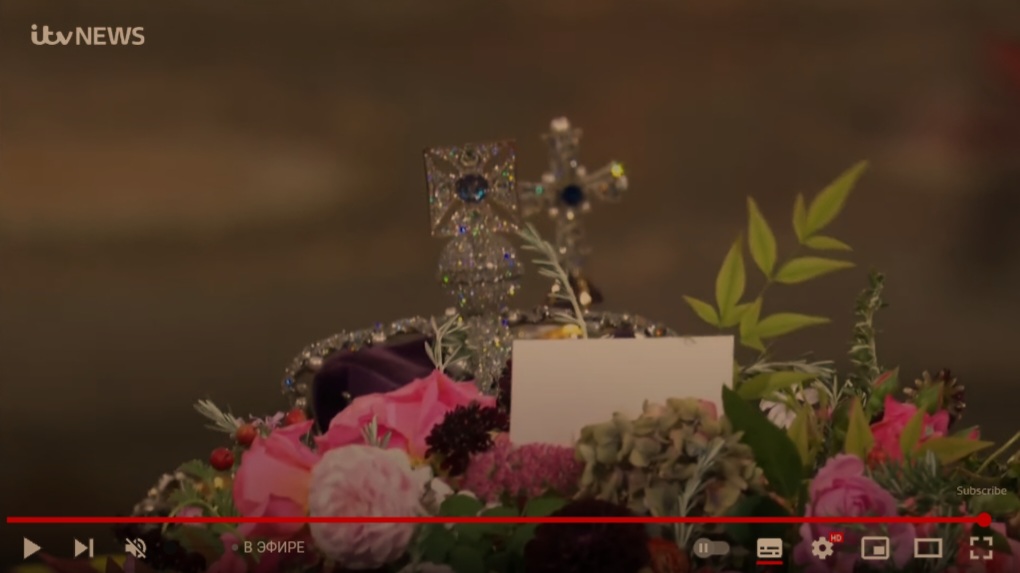 Цитата из видео «Queen Elizabeth II: The State Funeral | ITV News» пользователя ITV News. youtube.com
