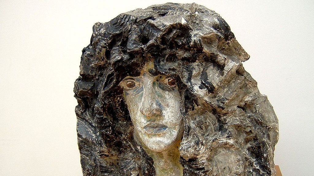 Михаил Врубель. Голова Демона. Майолика, 1894