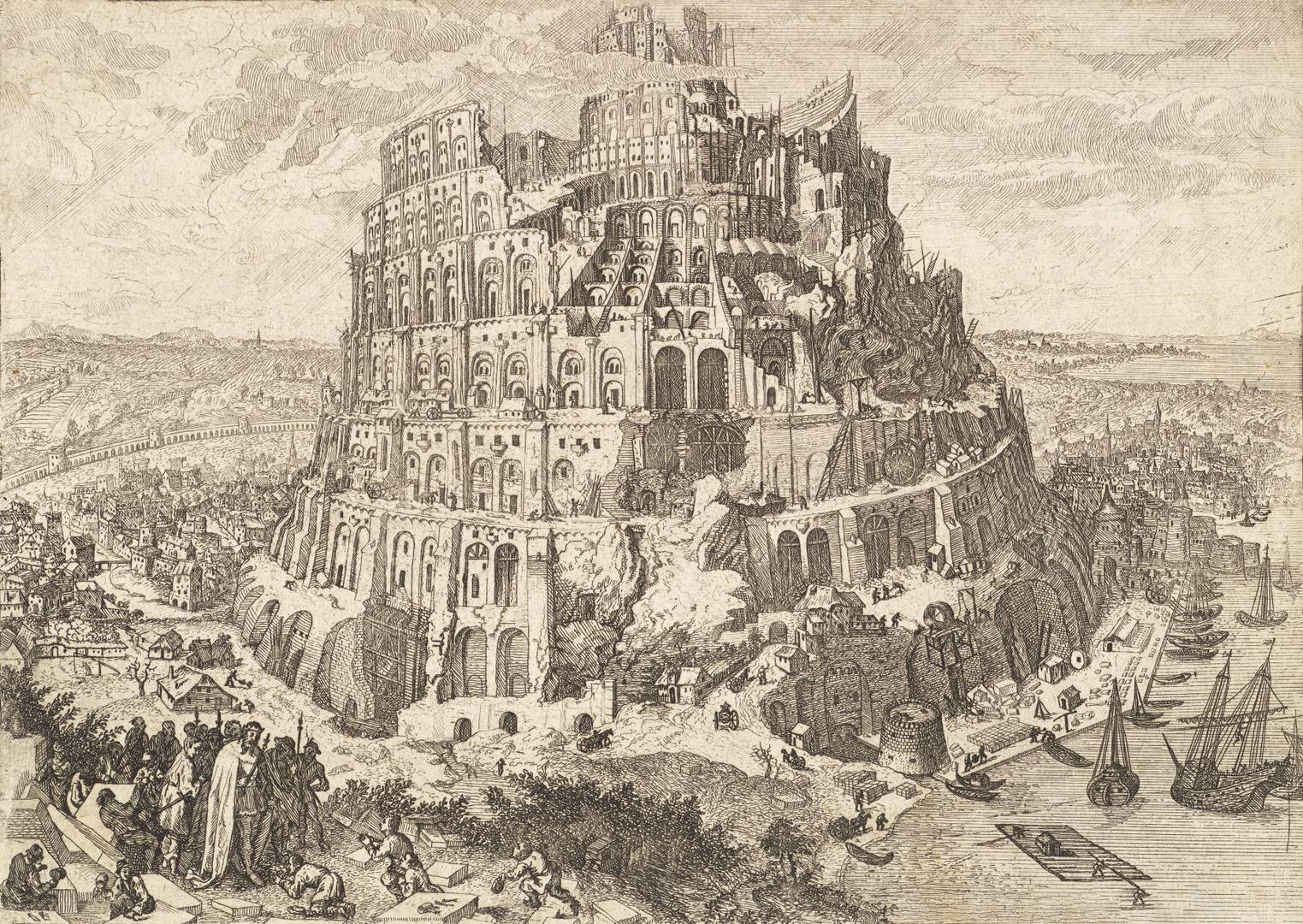 Антон Йозеф фон Преннер. Вавилонская башня