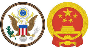 Герб США и КНР