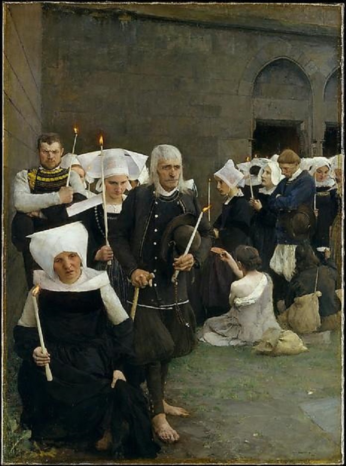 Паскаль Адольф Жан Даньян-Бувре. Помилование в Бретани. 1886