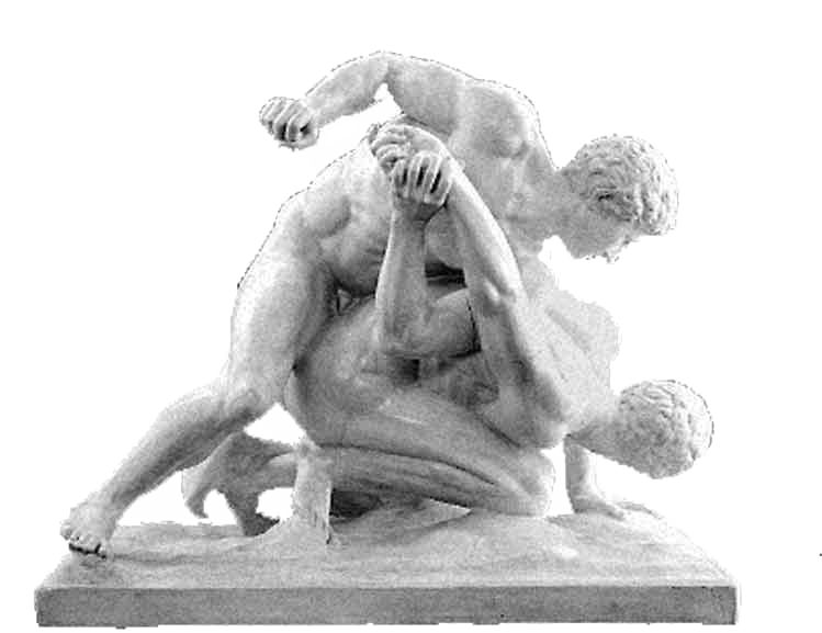 Скульптура борцов. Флоренция, лицензия: Public Domain