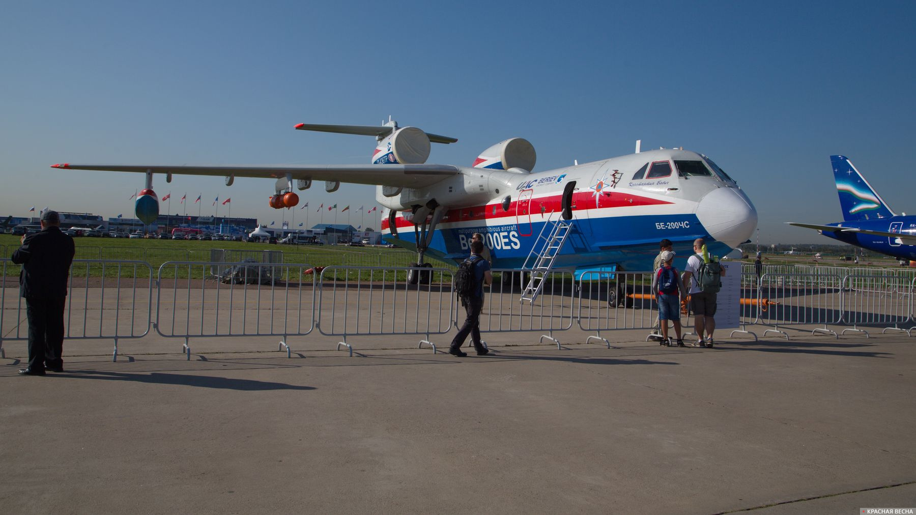 БЕ-200ЧС на выставке МАКС