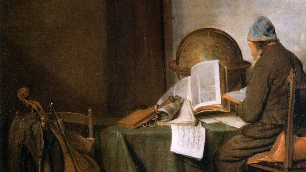 Герард Терборх. Ученый за столом в своем кабинете. 1645