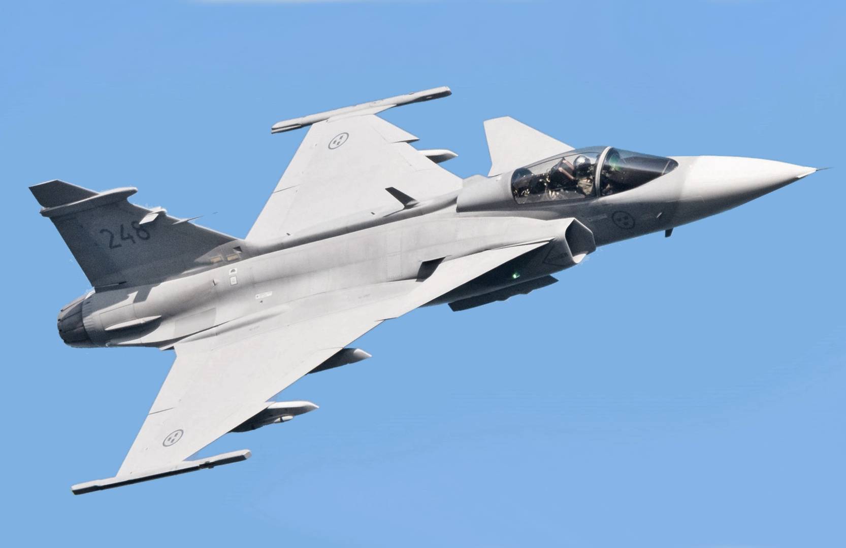 Шведский истребитель Saab JAS 39 Gripen