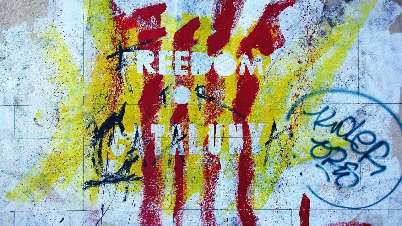 Граффити «Свободу Каталонии!»