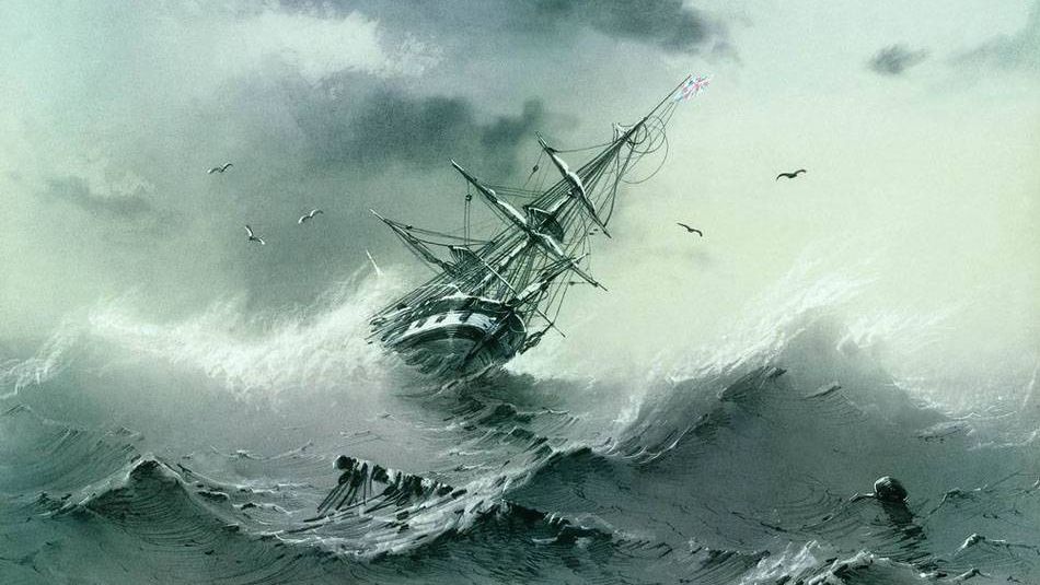 «Тонущий корабль» 1854