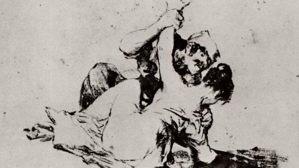 Франсиско де Гойя. Насилие. 1820