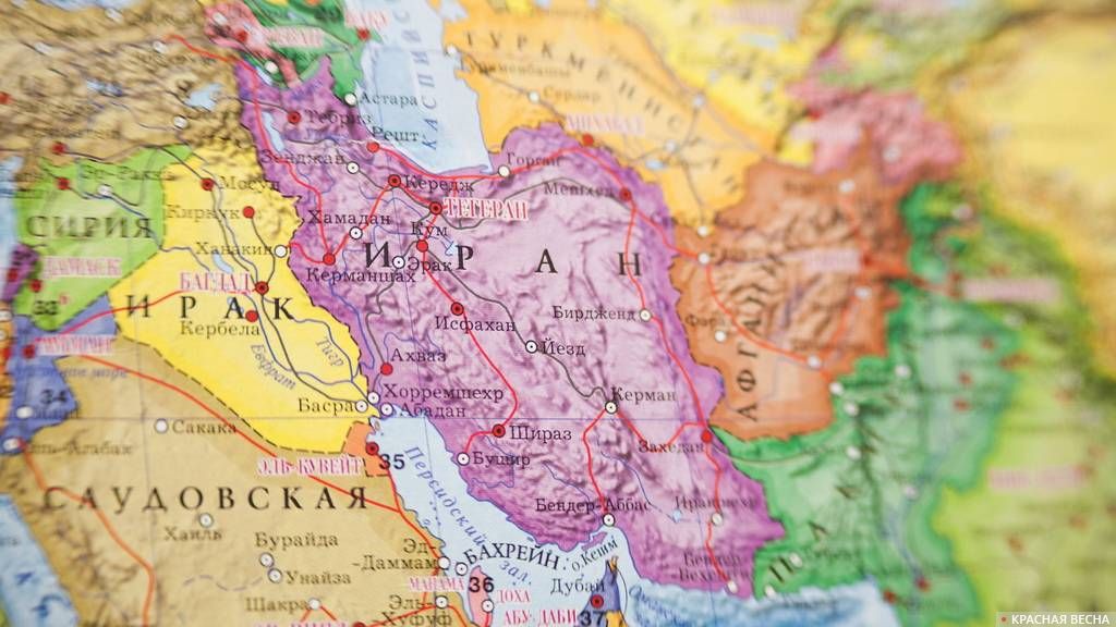 Иран на карте мира
