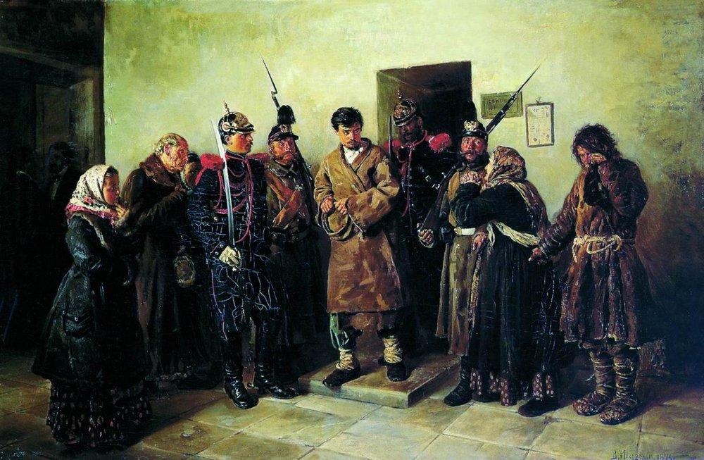 Константин Маковский. Осужденный. 1879