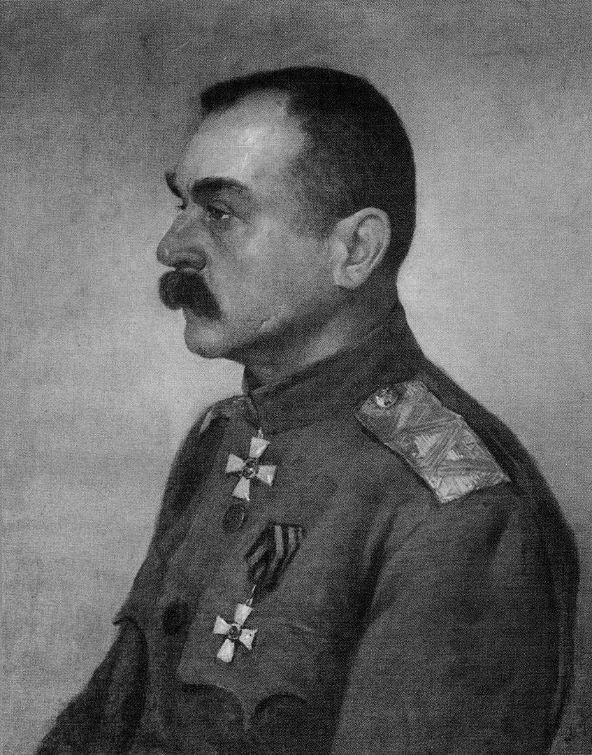 М. Б. Греков. Портрет А. М. Каледина. 1918