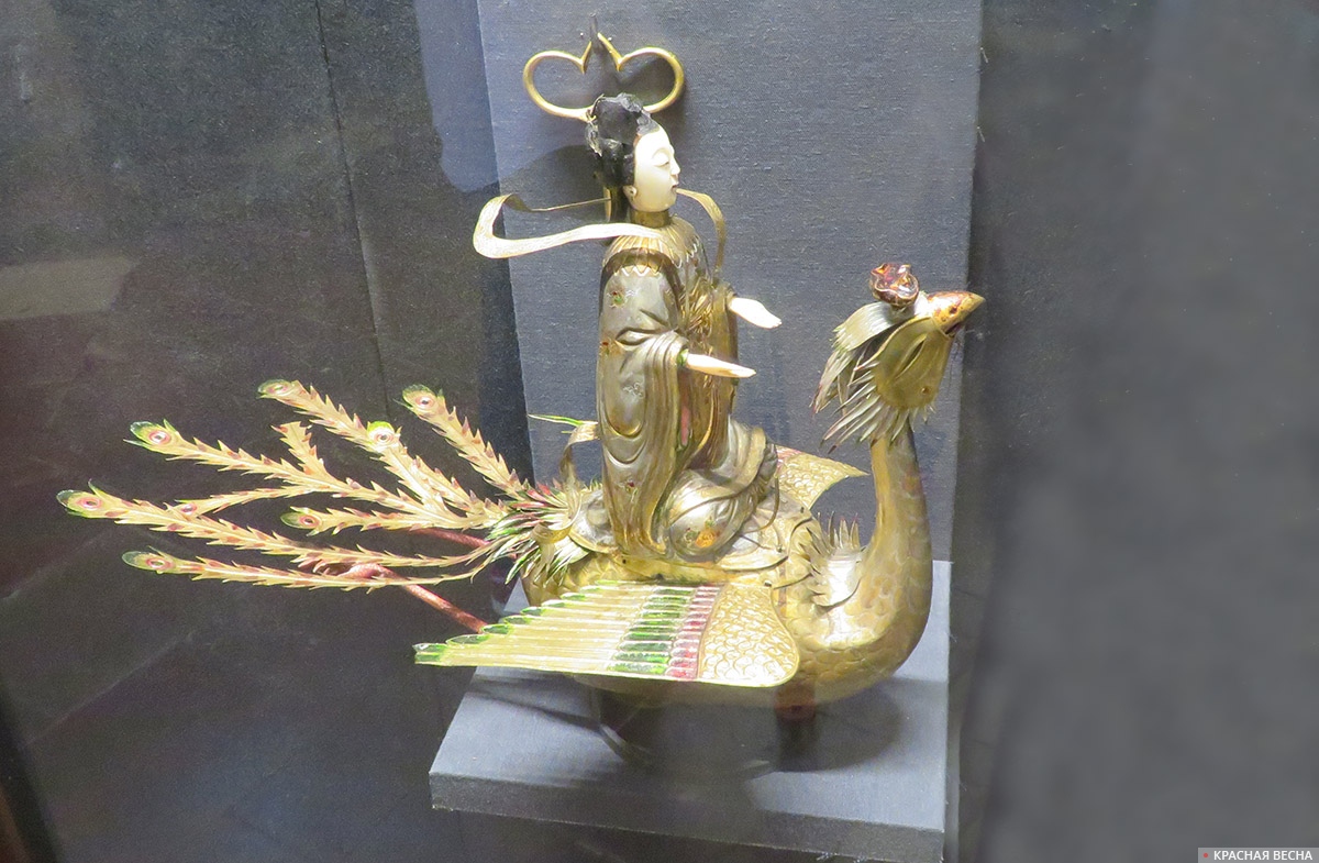 Заводная игрушка «Владычица Запада Си-Ван-Му на Фениксе»