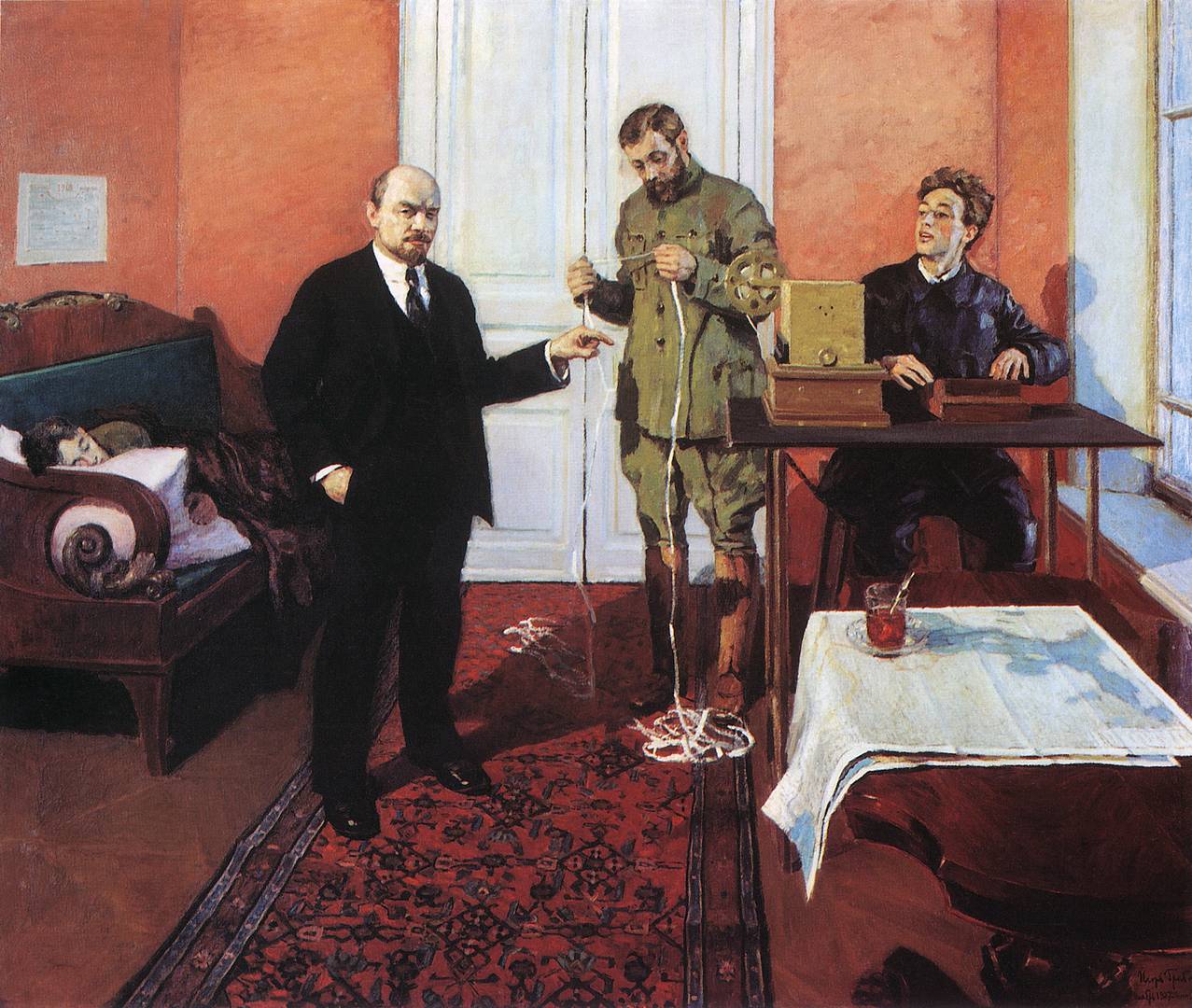 Игорь Грабарь. В. И. Ленин у прямого провода. 1927–1933