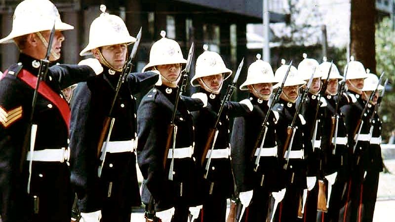 Королевские морские пехотинцы, фото 1972 года