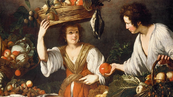 Бернардо Строцци. Продавец фруктов. 1605-1660