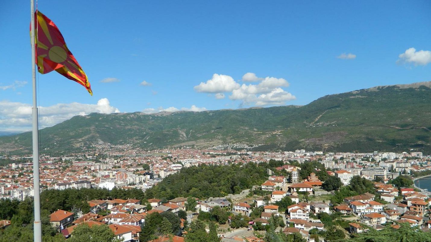 Панорама. Охрид. Македония