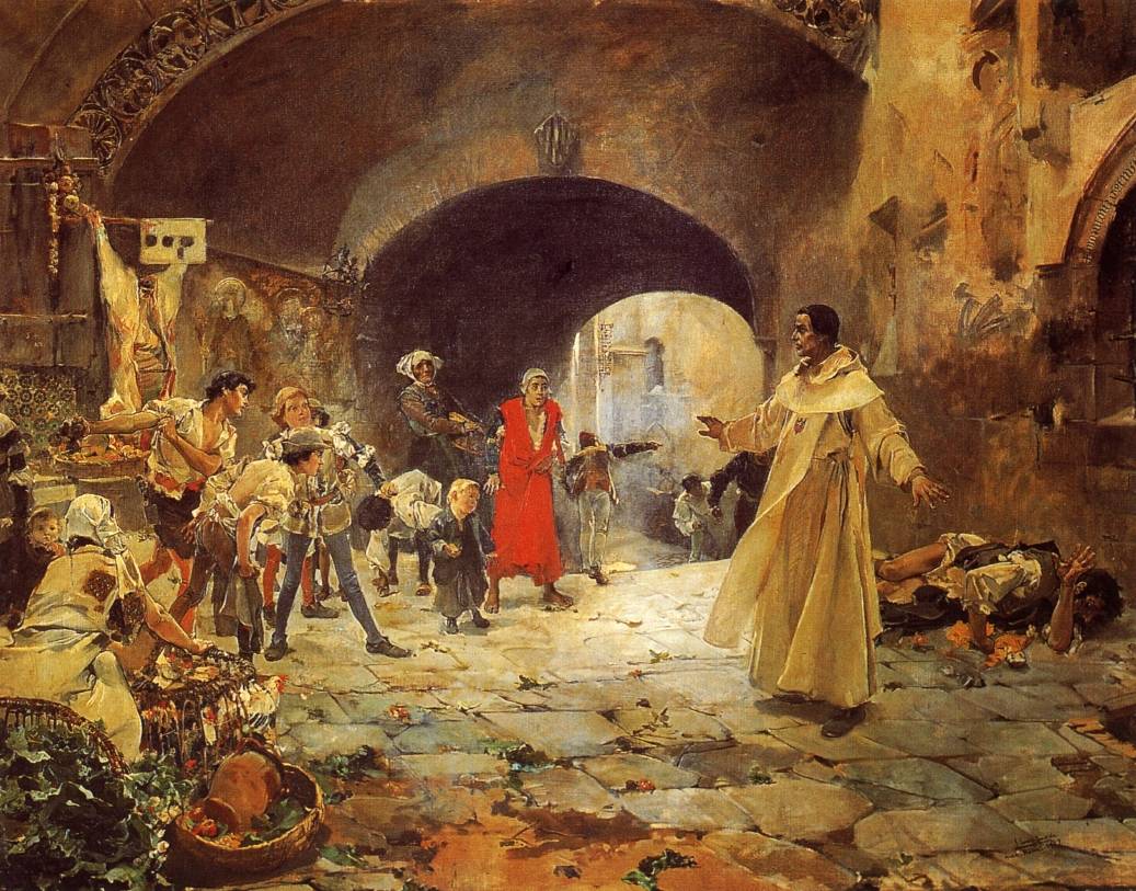 Хоакин Соролья. Отец Жофре защищает сумасшедшего. 1887