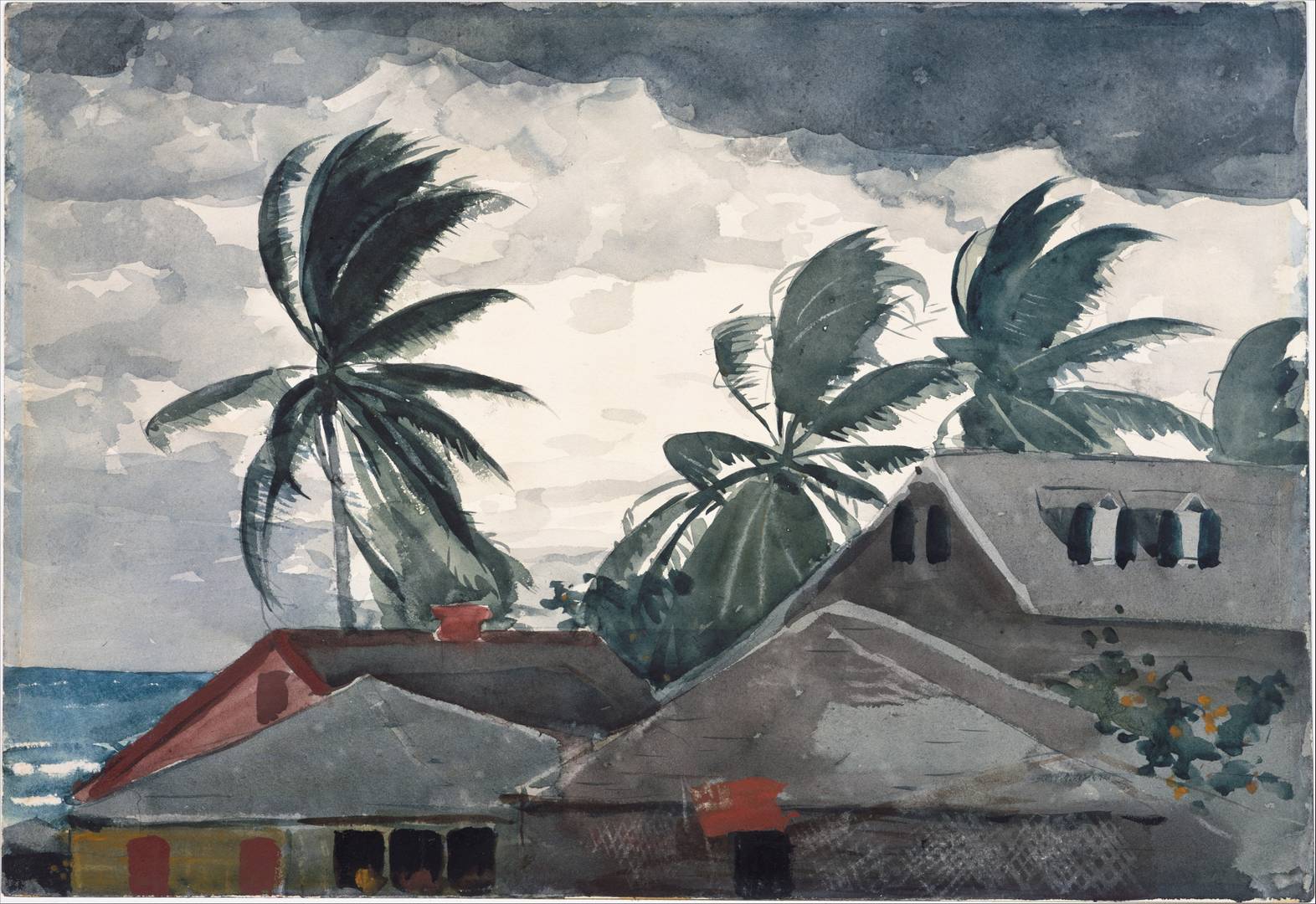 Уинслоу Хомер. Ураган на Багамах. 1898