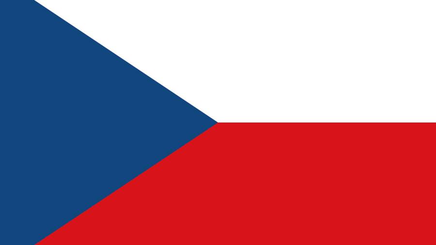 Флаг Чехословакии.