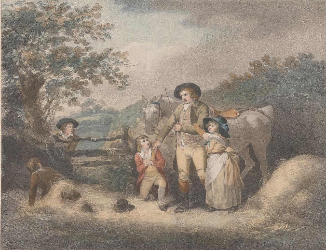 Джордж Морланд. Злой фермер. 1790 год