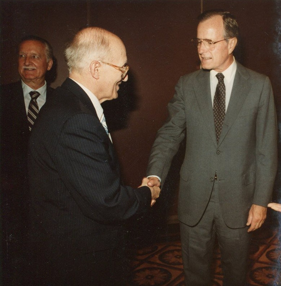 Ярослав Стецько и Джордж Буш — старший