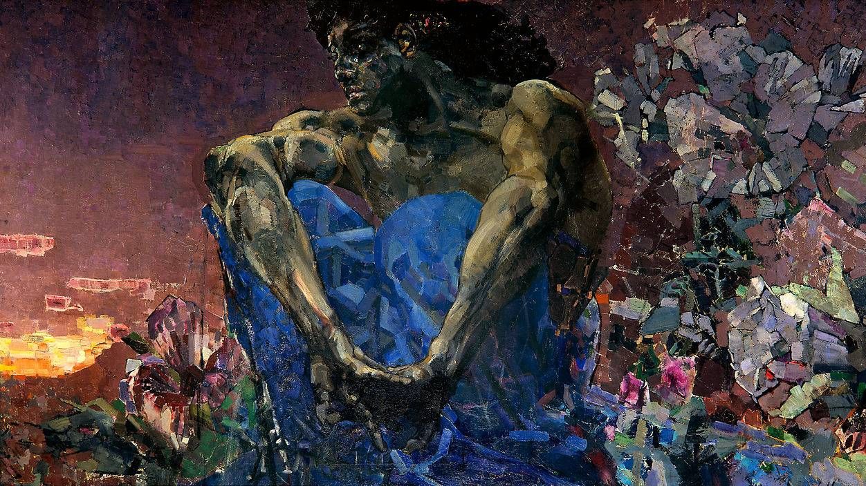 Михаил Врубель. Демон (сидящий). 1890