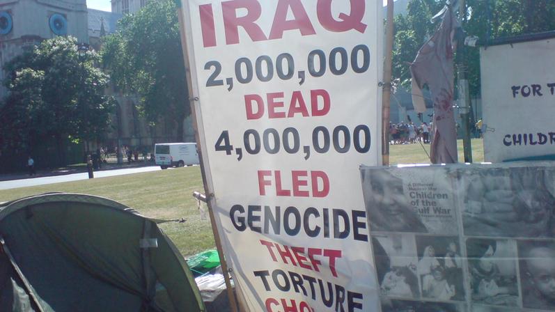 Протест против войны в Ираке