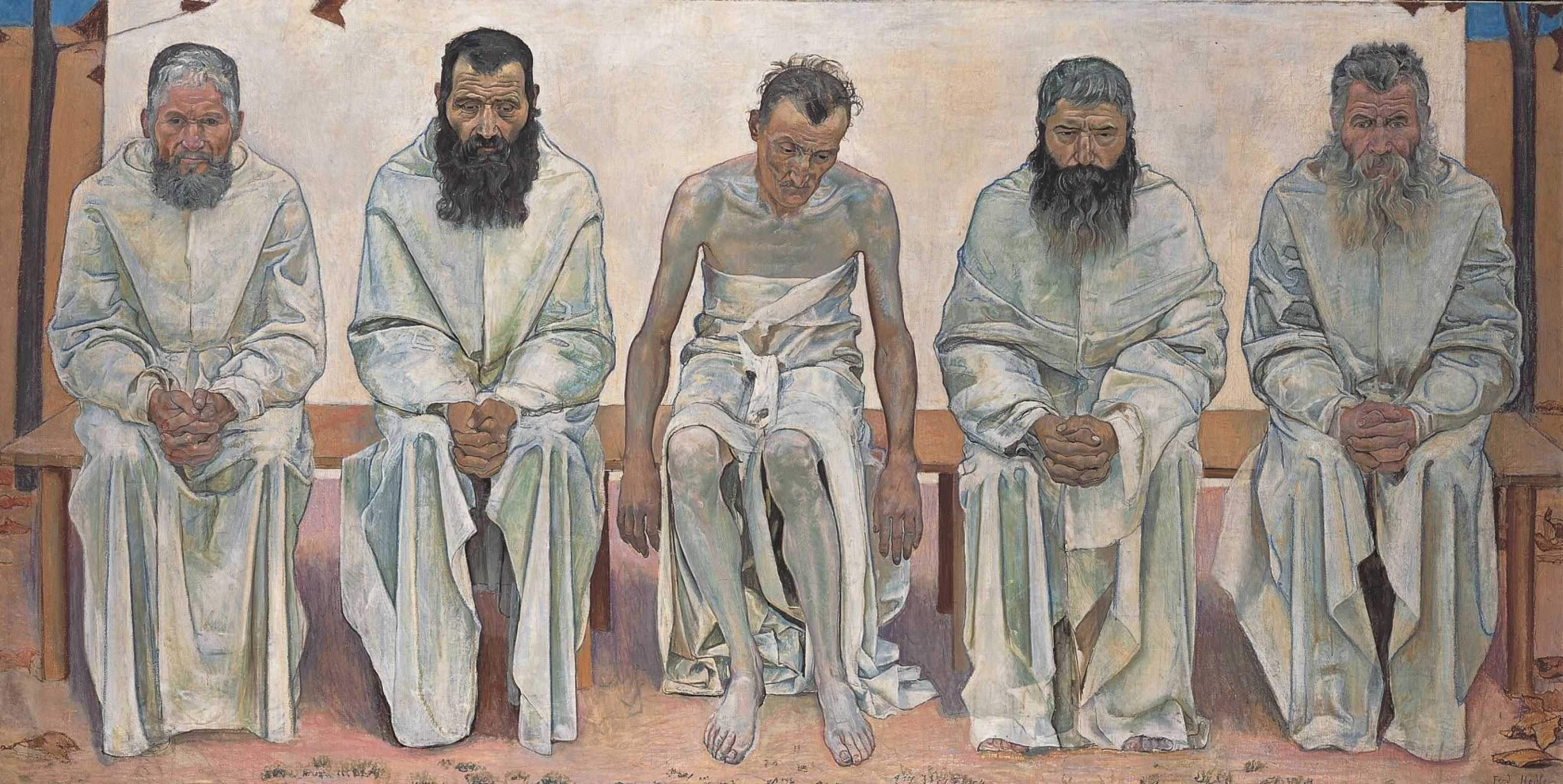 Фердинанд Ходлер. Уставшие от жизни. 1892