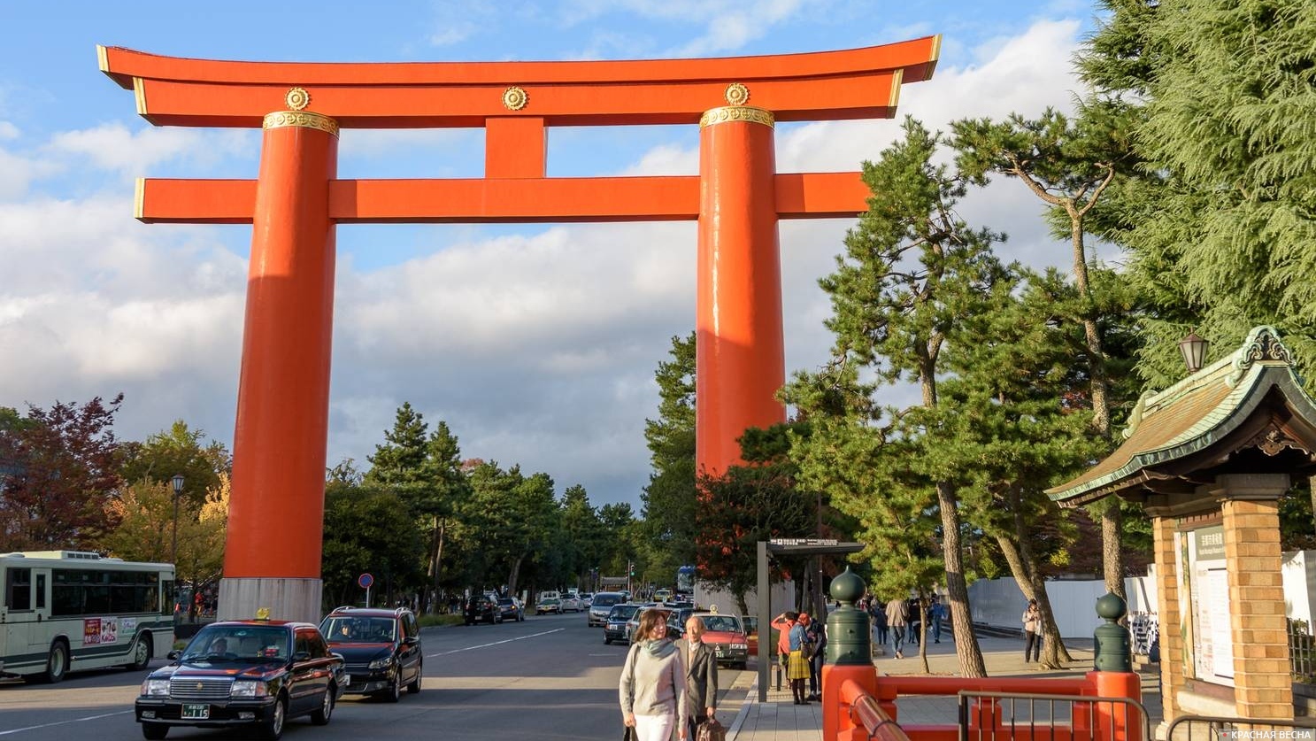 Ворота тории, Киото, Япония