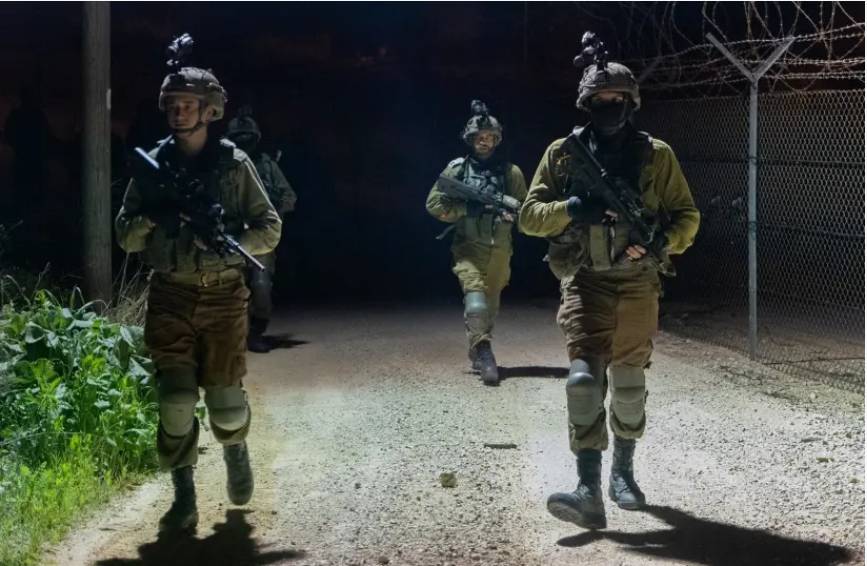 Солдаты ЦАХАЛа во время контртеррористической операции на Западном берегу