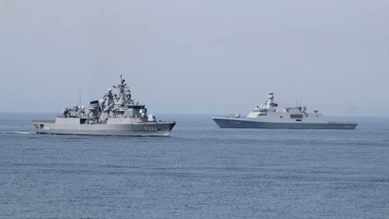 Совместные учения кораблей ЧФ России и ВМС Турции